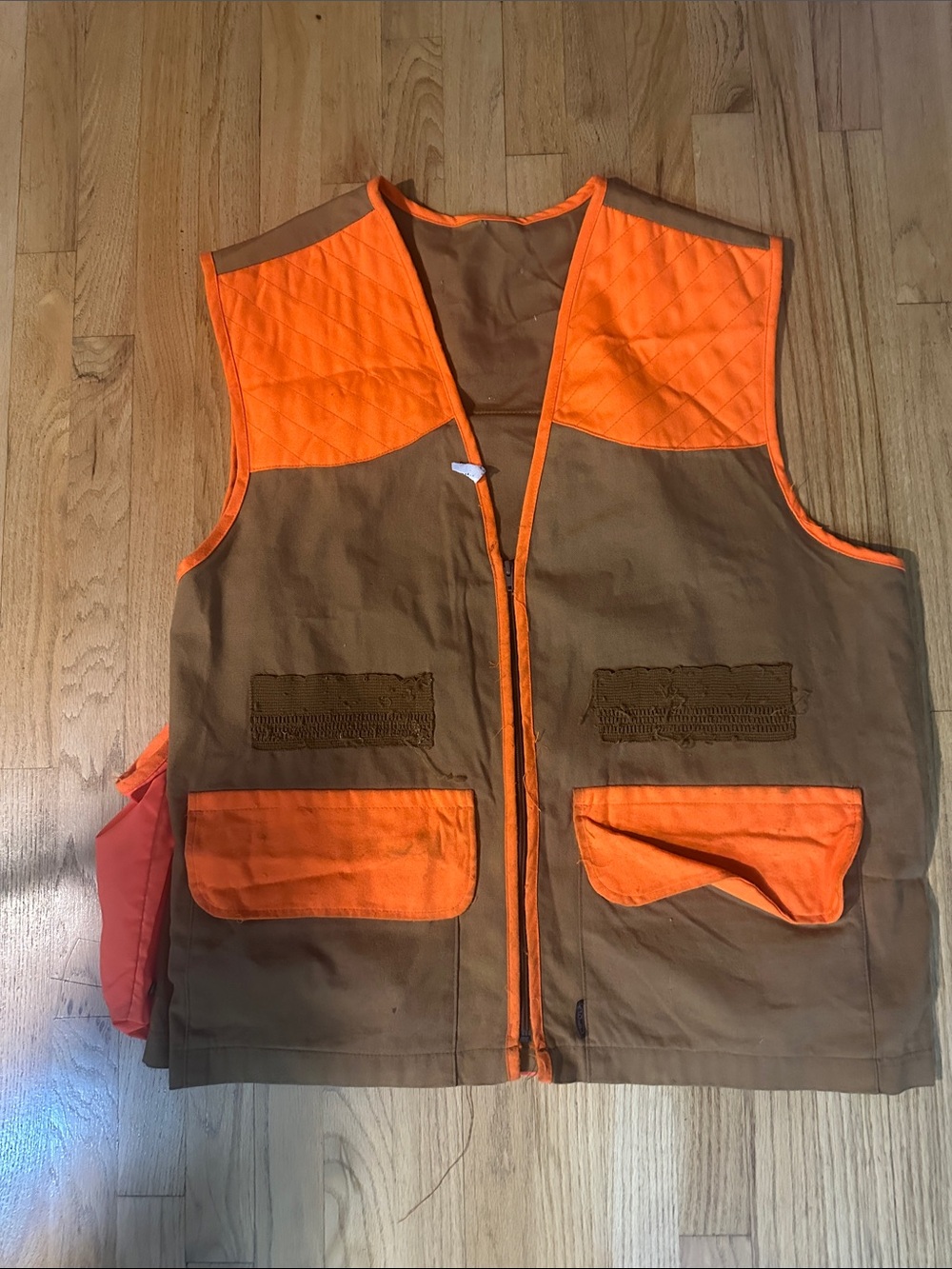 Walls Brown and Orange Hunting Vest
